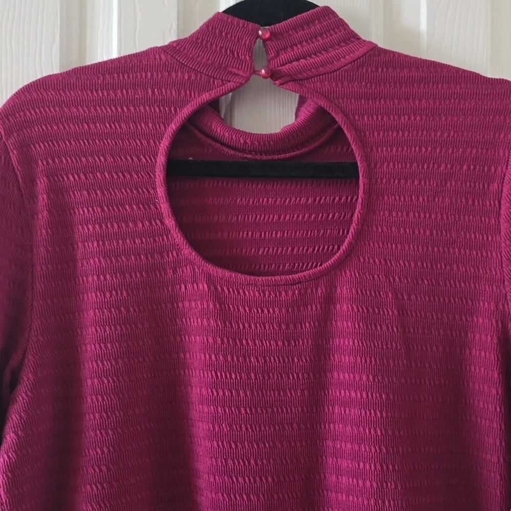 TRUE CRAFT BRAND WOMEN'S JUNIOR SIZE WINE LONG SLEEVES BODYSUIT SIZE XL_6